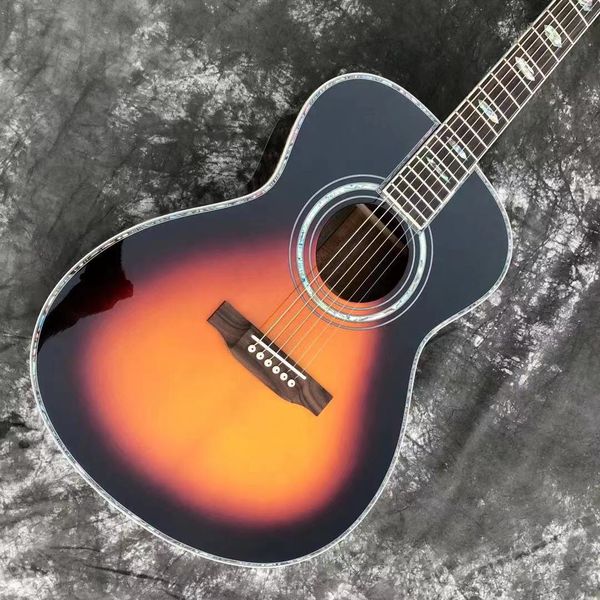 40" Sunburst Folk Guitar - Orange/Dark Fade, Rosette Detail & Warm Acoustic Soul
40" Sunburst Folk Guitar - Orange/Dark Fade, Rosette Detail & Warm Acoustic Soul