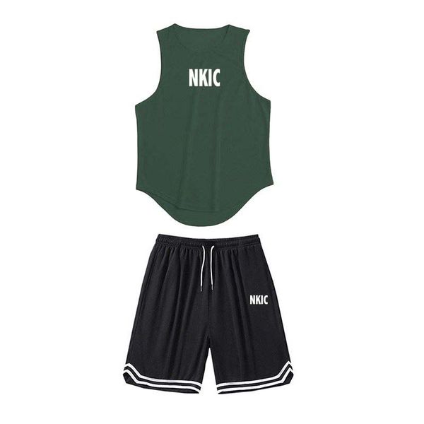 Sportswear Brand Men' Spring and Summer Quick-dry Short Sleeve T-Shirt Shorts Fitness Set Breathable Casual Running Wear, Gray 1
Sportswear Brand Men' Spring and Summer Quick-dry Short Sleeve T-Shirt Shorts Fitness Set Breathable Casual Running Wear, Gray 1