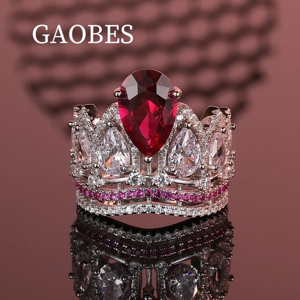 925 Sterling Silver Red Gemstone Ring with Diamonds, Luxury Jewelry for Engagement & Special Occasions
925 Sterling Silver Red Gemstone Ring with Diamonds, Luxury Jewelry for Engagement & Special Occasions