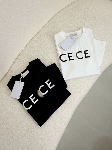 Women's T-Shirt Designer Iconic print embellishment front classic black and white T-shirt
Women's T-Shirt Designer Iconic print embellishment front classic black and white T-shirt