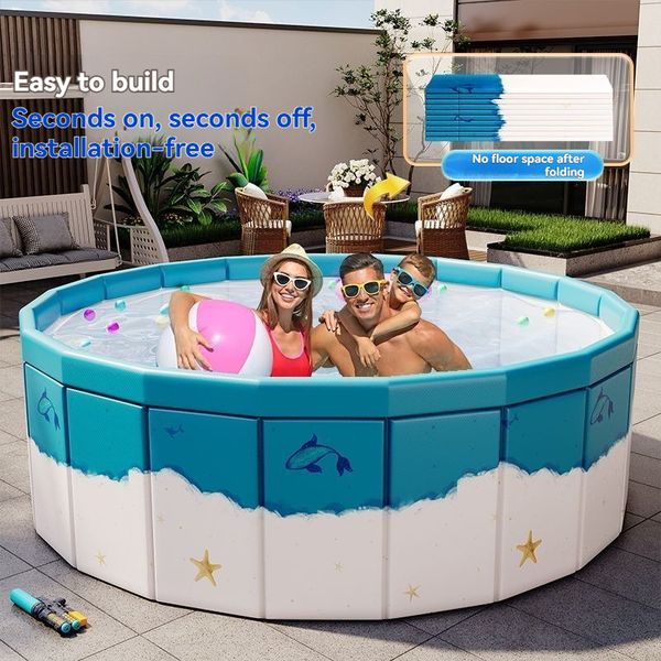 Swim pool Foldable No need to inflate Garden Lawn Outdoor Swimming Pool for Kids - Water Play & Sandbox Fence
Swim pool Foldable No need to inflate Garden Lawn Outdoor Swimming Pool for Kids - Water Play & Sandbox Fence