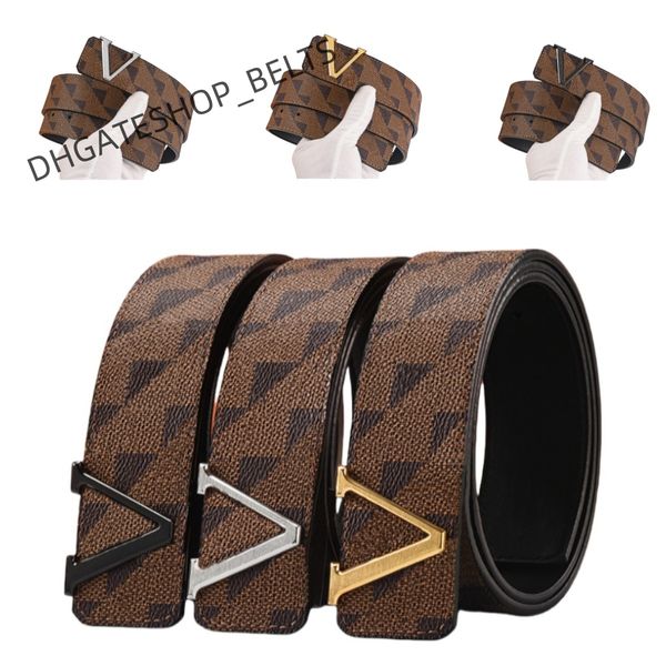 Mens Belt Designer Mens Belts For Womens Leather Belt Men Women Gold Buckle Wai…