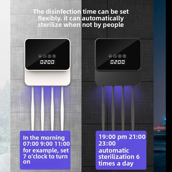 New Product Direct from Manufacturer UV Toothbrush Sterilizer with Drying Function Smart Automatic No - Drill for Bathroom Gift
New Product Direct from Manufacturer UV Toothbrush Sterilizer with Drying Function Smart Automatic No - Drill for Bathroom Gift