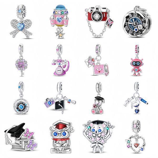 WINKIN WINSIN Brand DIY Jewelry Accessories Bracelet Travel Camera Email Graduation Heart Pendant Bead White Copper Silver Plated Pendant
WINKIN WINSIN Brand DIY Jewelry Accessories Bracelet Travel Camera Email Graduation Heart Pendant Bead White Copper Silver Plated Pendant