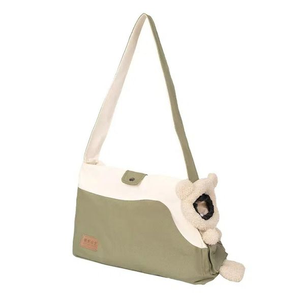 Pet Shoulder Bag Cat and Small Dog Bag Portable Outdoor Messenger Bag, Alpaca canvas cat bag
Pet Shoulder Bag Cat and Small Dog Bag Portable Outdoor Messenger Bag, Alpaca canvas cat bag