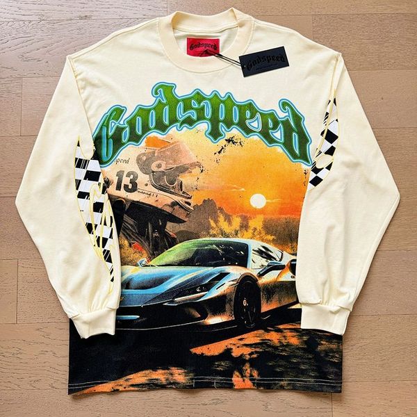 Men's GDS265 Designer Long-Sleeve Tee - Stylish Cotton Sweatshirt with Trendy Letters, White
Men's GDS265 Designer Long-Sleeve Tee - Stylish Cotton Sweatshirt with Trendy Letters, White