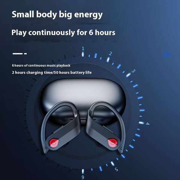 In-Ear Wireless Bluetooth Noise Cancelling Large Battery Ear-Hook Running Sports Earphones, Yyk-q63-5 black
In-Ear Wireless Bluetooth Noise Cancelling Large Battery Ear-Hook Running Sports Earphones, Yyk-q63-5 black