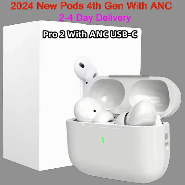Newest tws earbuds Pods 4th Gen With ANC earbuds Pro 2 anc USB C earphones wireless Bluetooth Headset USB-C charging port For Xiaomi iPhone Headphones pods 3rd 2nd, White
Newest tws earbuds Pods 4th Gen With ANC earbuds Pro 2 anc USB C earphones wireless Bluetooth Headset USB-C charging port For Xiaomi iPhone Headphones pods 3rd 2nd, White