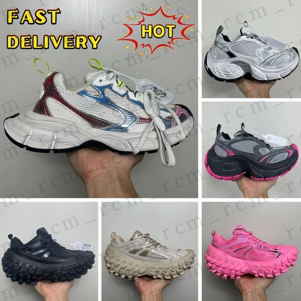 Paris Luxury Designer Shoes Mens Platform Shoes Defender Sn…