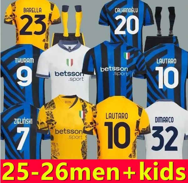 24 25 26 Inters Milan Jersey 10 LAUTARO Martinez maillot THURAM BARELLA Kid Kit Maillot de 16 FRATTESI PAVARD 95 BASTONI fans Camisetas ARELLA men kids kit uniforms, A2
24 25 26 Inters Milan Jersey 10 LAUTARO Martinez maillot THURAM BARELLA Kid Kit Maillot de 16 FRATTESI PAVARD 95 BASTONI fans Camisetas ARELLA men kids kit uniforms, A2