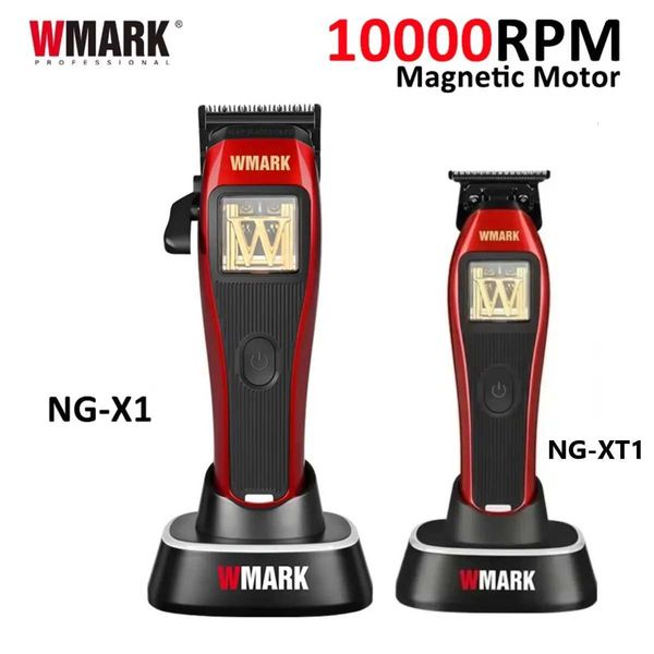 WMARK NG-X1 NG-XT1 Professional Mens Clipper 10000RPM Magnetic Vector Motor High Power Hair Cutting Mane Barber TrimmerW250530, Gray
WMARK NG-X1 NG-XT1 Professional Mens Clipper 10000RPM Magnetic Vector Motor High Power Hair Cutting Mane Barber TrimmerW250530, Gray