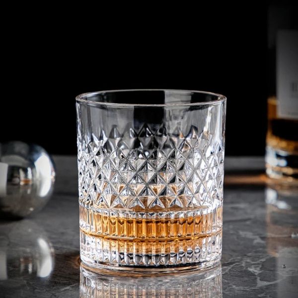 European Style Glass Cup Household Transparent Foreign Wine Cup Whiskey Glass Creative Beer Glass Liquor Set 250528