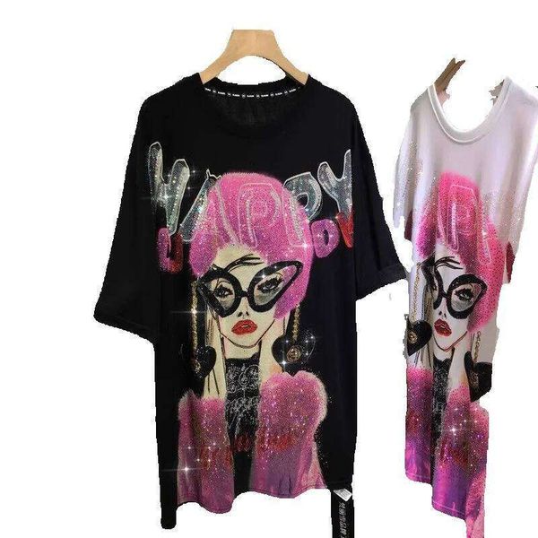 Clothing 1.0-150kg Fat MM Korean Style Women's Fashion European Trend Plus Size Heavy Embroidered Rhinestone Printed Letter Short Sleeve T-Shirt, Black
Clothing 1.0-150kg Fat MM Korean Style Women's Fashion European Trend Plus Size Heavy Embroidered Rhinestone Printed Letter Short Sleeve T-Shirt, Black