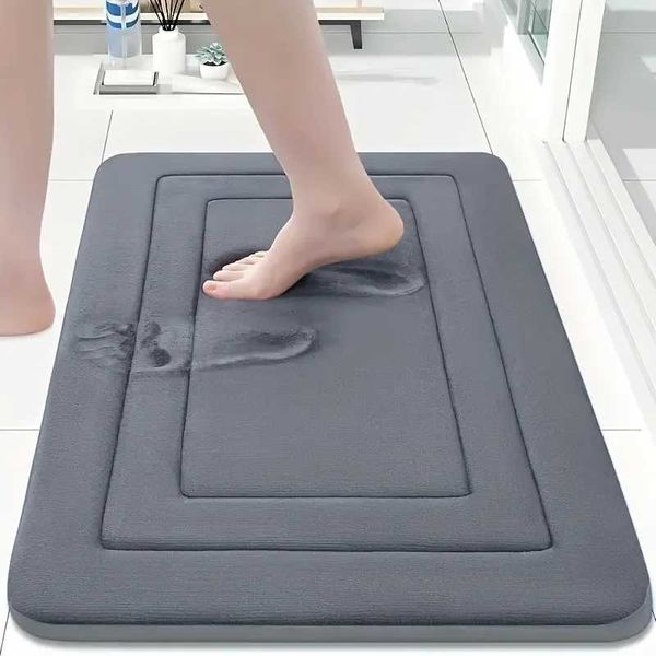 1Pc Absorbent Non-Slip Bath Mat Cfortable Standing Pad For Living Ro Bedro H251…