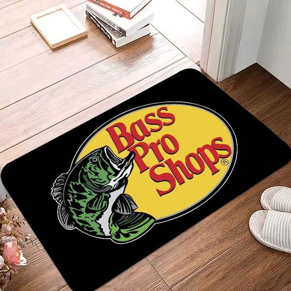1pc Bass-Pro-shops Floor Mat Home Bathroom Absorbent Mats Anti-Slip Mats Home Decor Supplies Carpets Home Kitchen M251201