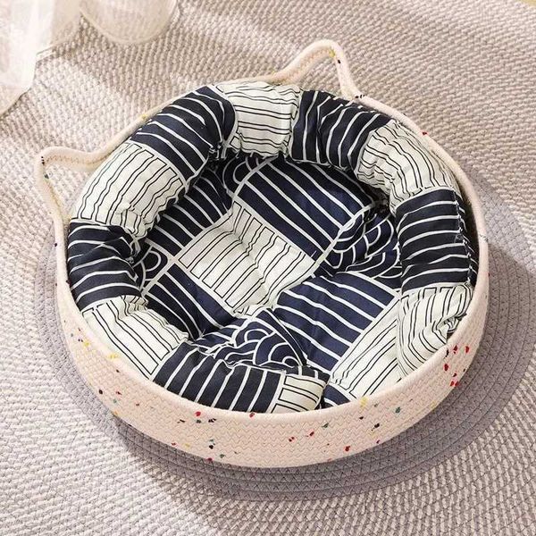 Cats Nest Both Winter and Summer Cute Cotton Thread Cat Scratching Board All-season Cat Bed Soil-proof and Washable Cotton M251201