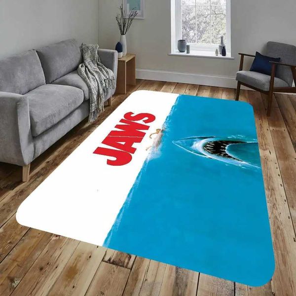 Jaws Movie Floor Mat Rectangle Anti-slip Home Soft — compare prices at CompareOffers