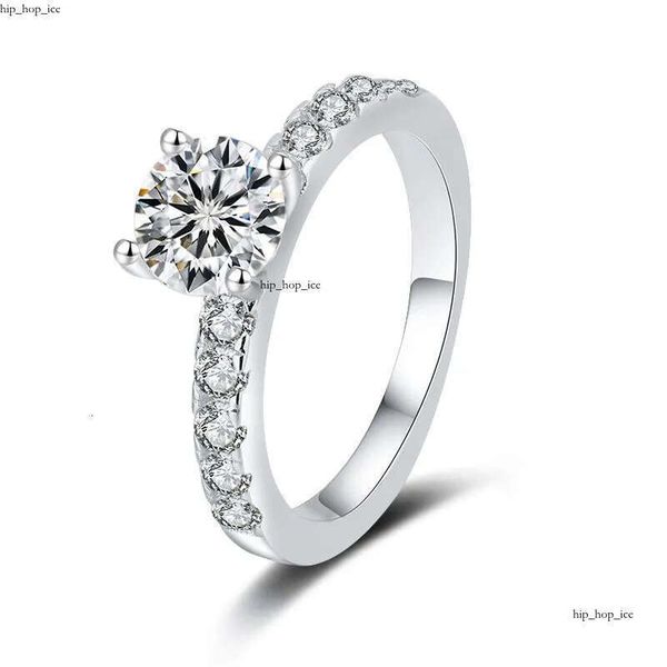 luxury rings GRA designer women 925 sterling silver inlaid VVS1 pass diamond tester moissanite for women's engagement wedding ring luxe jewellery woman US size 5-9 32