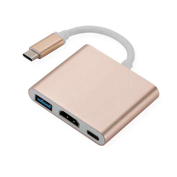 Type-C 3-in-1 Docking Station Switch Game Console Phone Computer HDMI Multi-Function USB Hub Converter free shipping