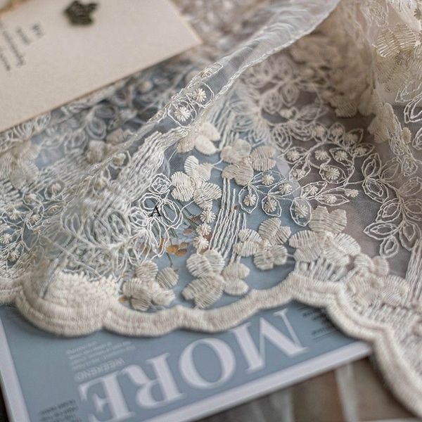 White Lace Embroide… - image