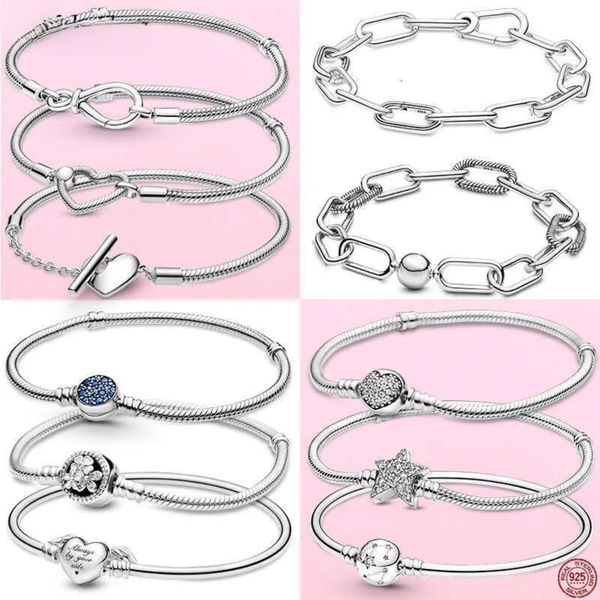 S925 925 Silver Snake Chain Bracelet with heart clip Suitable for beads Charm Bracelet DIY Jewelry For women Gift Fine jewelry free shipping
S925 925 Silver Snake Chain Bracelet with heart clip Suitable for beads Charm Bracelet DIY Jewelry For women Gift Fine jewelry free shipping