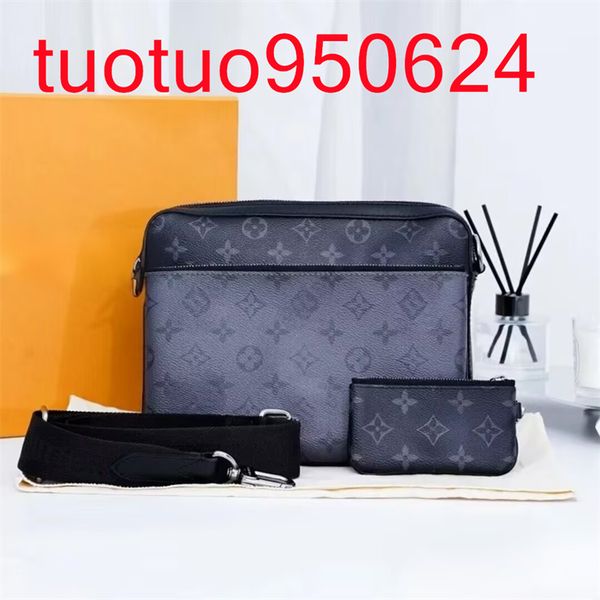 Mens Totes TOP Handbags Women Men Leather TRIO Messenger Bags Shoulder Make up Bag Designer Handbag Tote Man's bag, Yellow
Mens Totes TOP Handbags Women Men Leather TRIO Messenger Bags Shoulder Make up Bag Designer Handbag Tote Man's bag, Yellow