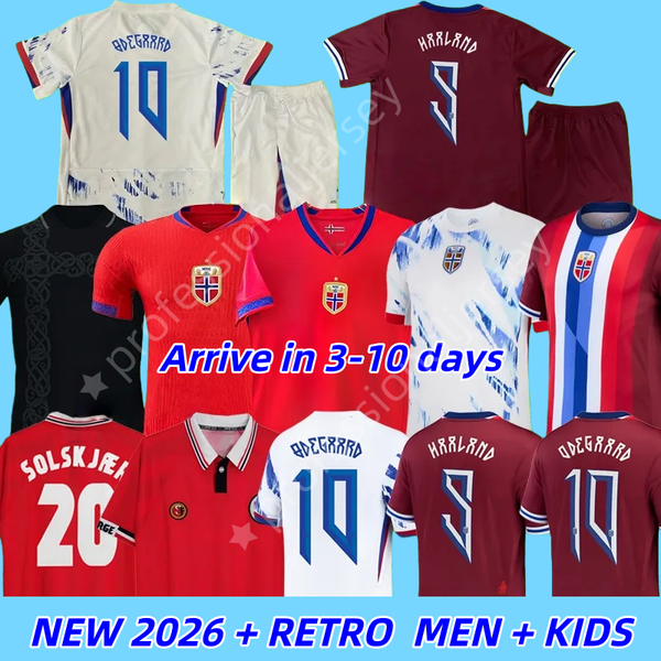 Norway 2026 2025 Soccer Jersey Haaland Odegaard STRAND LARSEN sorloth BERG AJER NUSA 24 25 national SOLSKJAER 1998 2000 Vintage Norway Retro Football shirt 1984 kits, Black
Norway 2026 2025 Soccer Jersey Haaland Odegaard STRAND LARSEN sorloth BERG AJER NUSA 24 25 national SOLSKJAER 1998 2000 Vintage Norway Retro Football shirt 1984 kits, Black