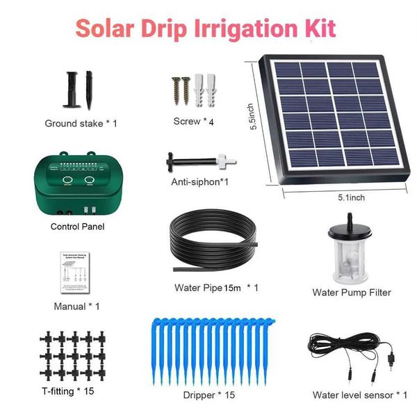 The Solar Drip Irrigation Outdoor Intelligent Irrigation System Is Equipped with A 1800mAh Battery for Timed Irrigation of Plant X251203