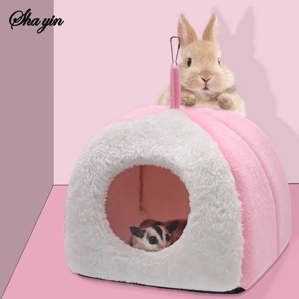 Guinea Pig Golden Hamster Winter Insulation Mongolian Yurt Chinchilla All-Season Honey Pot House Deep Sleep Pet Bed M251203
