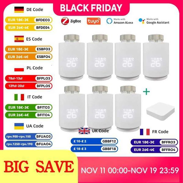 Tuya Smart Home Zigbee 30 Thermostatic Valve Radiator Zigbee Thermostat Radiator Zigbee Thermostatic Valve Alexa Google Home X251203