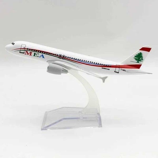 16CM Scale Lebanon Middle East MEA A320 T7-MRC Alloy Simulation Aircraft Model airplanes decoration home Ornament Hobby Gift L260509AGUK