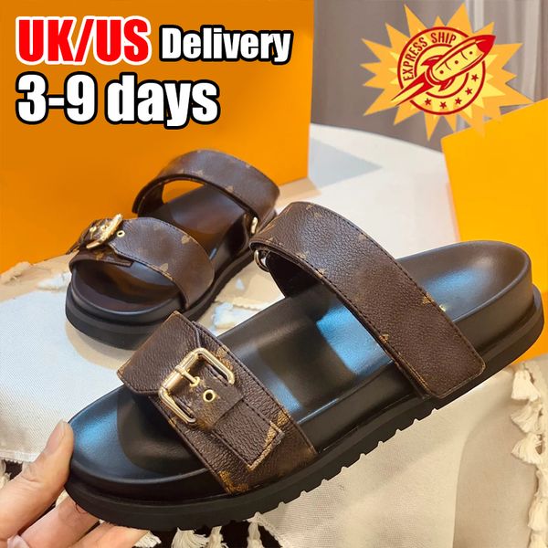 Designer Genuine Leather Men Women sandal Slipper Casual Shoes High Quality Fashion summer Single and double buckle Velcro Beach flatslippers Size 35-44, #02
Designer Genuine Leather Men Women sandal Slipper Casual Shoes High Quality Fashion summer Single and double buckle Velcro Beach flatslippers Size 35-44, #02