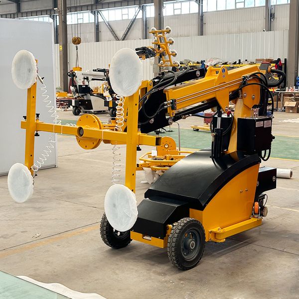 Versatile Off-Road Crane & Vacuum Lifter | Handles 400-800kg Loads of Glass, Metal, Granite with 5m Reach
