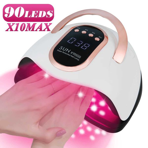 90 LEDs Professional Nail Dryer LED UV Lamp For Nails Gel Polish Dryer Light Nail Art Accessories Curing Gel Nail Lamp For Nails M251208