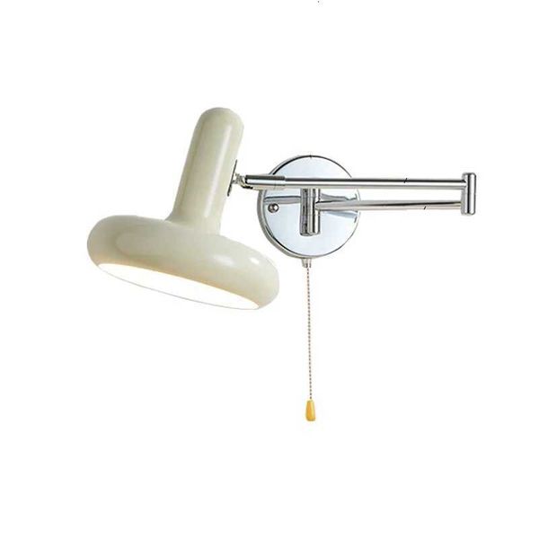 Nordic Modern Retractable Rotatable Swinging Retractable Wall Lamp Bedroom Bedside Lamp Sliding Reading And Working Lamp M251209