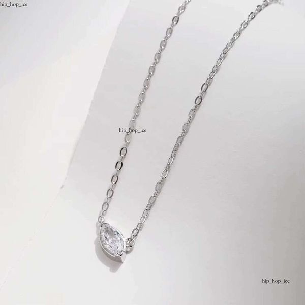 925 Sterling Silver Oblique Rhombus VVS Moissanite Pendant — compare prices at CompareOffers