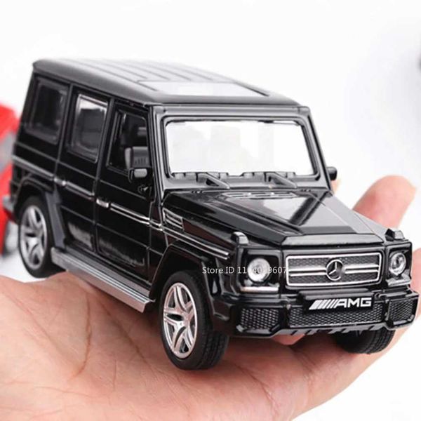 132 Scale G65 Alloy Diecast Toy Car Models 4 Doors Opened Sound Light Pull Back Hihgh Simulation SUV Vehicles for Kids Presents Y251209