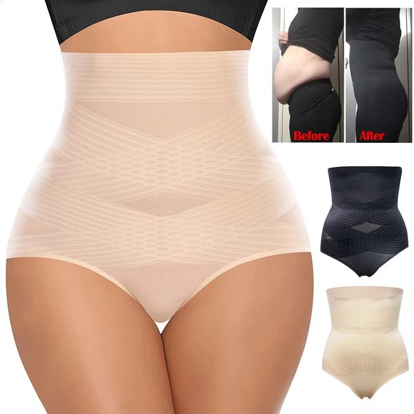 Tummy Control Slimming Shapewear Panties for Women High Waist Cincher Butt Lifter Shaping Underwear Body Shaper Girdle Panty 251209