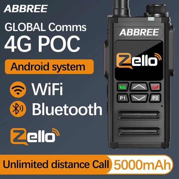 ABBREE GP-268 POC Network Walkie Talkie Zello Global WIFI Unlimited Distance 4G SIM Card Android Long Range Ham Radio M251210