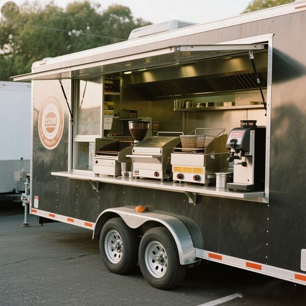 Coffee Trailer Mobile Coffee Shop Cart Food Truck with Sink Fridge Fryer Griddle for Beverage
Coffee Trailer Mobile Coffee Shop Cart Food Truck with Sink Fridge Fryer Griddle for Beverage