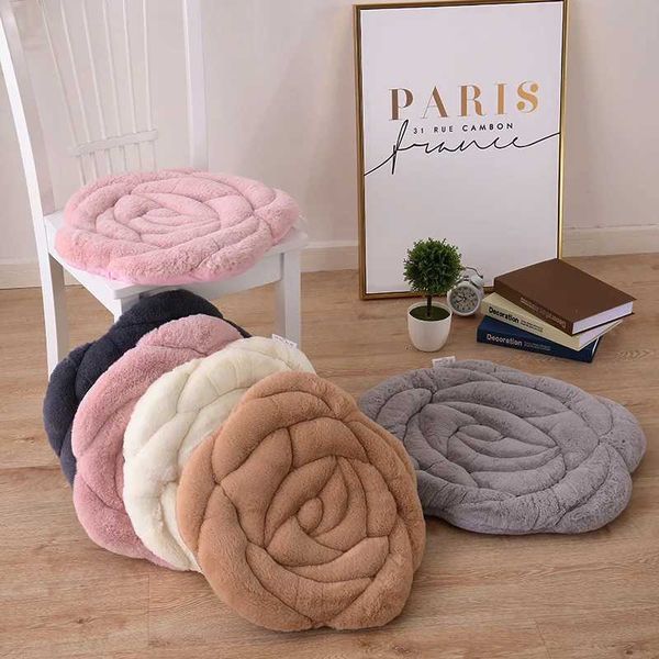 Rose Flower Cushion Off Sedentary Single Cute Thicken Bedro Floor Chair Winter …