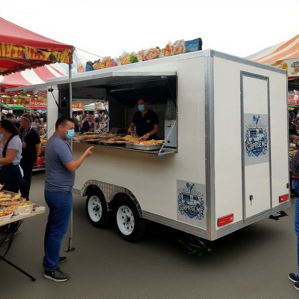 Bar Truck Hot Dog Food Truck Mobile Kitchen Catering Trailer Food Concession Cart Mobile Restaurant Outdoor BBQ
Bar Truck Hot Dog Food Truck Mobile Kitchen Catering Trailer Food Concession Cart Mobile Restaurant Outdoor BBQ