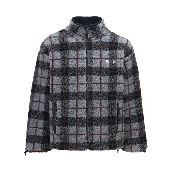 2025 Designer Mens Jackets lamb's wool UIMUIM Winter stand collar lamb wool Reversible coat Men/Women Outerwear Casual Tops Warm