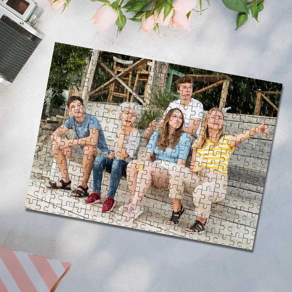 35/300/500/1083pcs Personalized Custom Photo Puzzle Family Photo Custom Puzzles From Photo Ideal Gift For Him Her Family Friends X251211