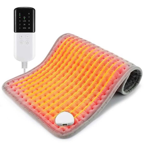 10 Level 4 Mode Timer Electric Heating Pad Blanket Heating Pad For Shoulder Neck Back Spine Leg Winter Warm Y251212