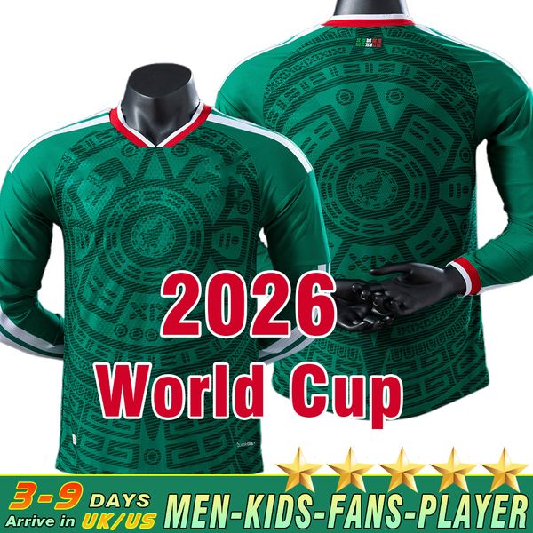 2026 World Cup Mexico Soccer Jerseys A. VEGA C. HUERTA E. ALVAREZ J. QUINONES L. CHAVEZ L. ROMO ORBELIN R. ALVARADO RAUL S. GIMENEZ football kits adult kids kit football shirt AAA, Grey
2026 World Cup Mexico Soccer Jerseys A. VEGA C. HUERTA E. ALVAREZ J. QUINONES L. CHAVEZ L. ROMO ORBELIN R. ALVARADO RAUL S. GIMENEZ football kits adult kids kit football shirt AAA, Grey