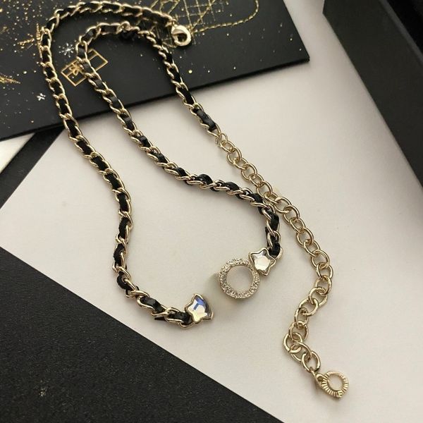 Designer Necklace Luxury Brand Crystal Pendant Necklace Letter Charm Gold Plated Chain Chokers For Women Fashion Jewelry Gift
Designer Necklace Luxury Brand Crystal Pendant Necklace Letter Charm Gold Plated Chain Chokers For Women Fashion Jewelry Gift