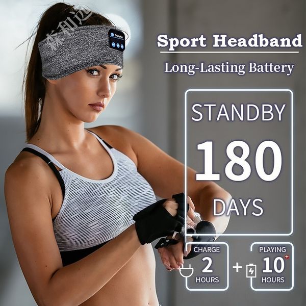 Bluetooth headscarf headscarf wearing wireless sleep headphones music sports headscarf blackout eye mask bluetooth headband