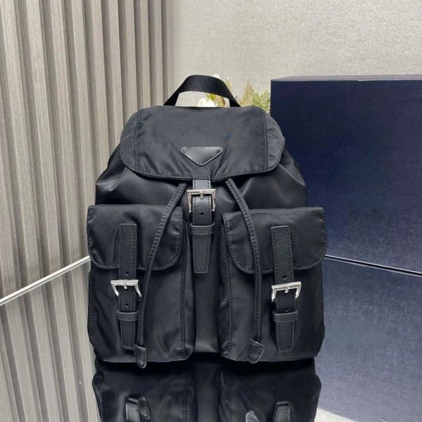 Designer Re-Nylon Women's Backpack Black