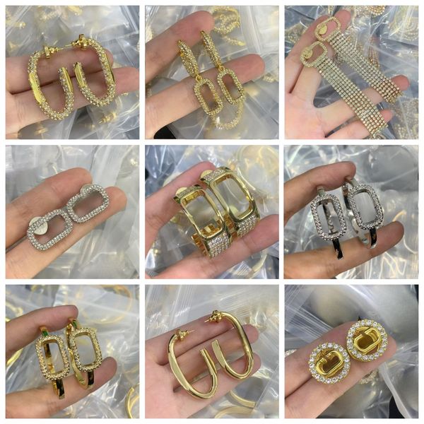 Designer Earrings for Woman Gold Plated Letters Stud Earrings Luxury Brand Women Earring Jewelry Party Wedding Gift
Designer Earrings for Woman Gold Plated Letters Stud Earrings Luxury Brand Women Earring Jewelry Party Wedding Gift